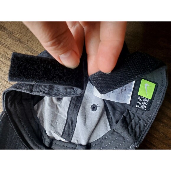 Nike Infant Toddler Strapback Hat Gray Embroidered Swoosh Ballcap 2319-693 - Picture 8 of 8